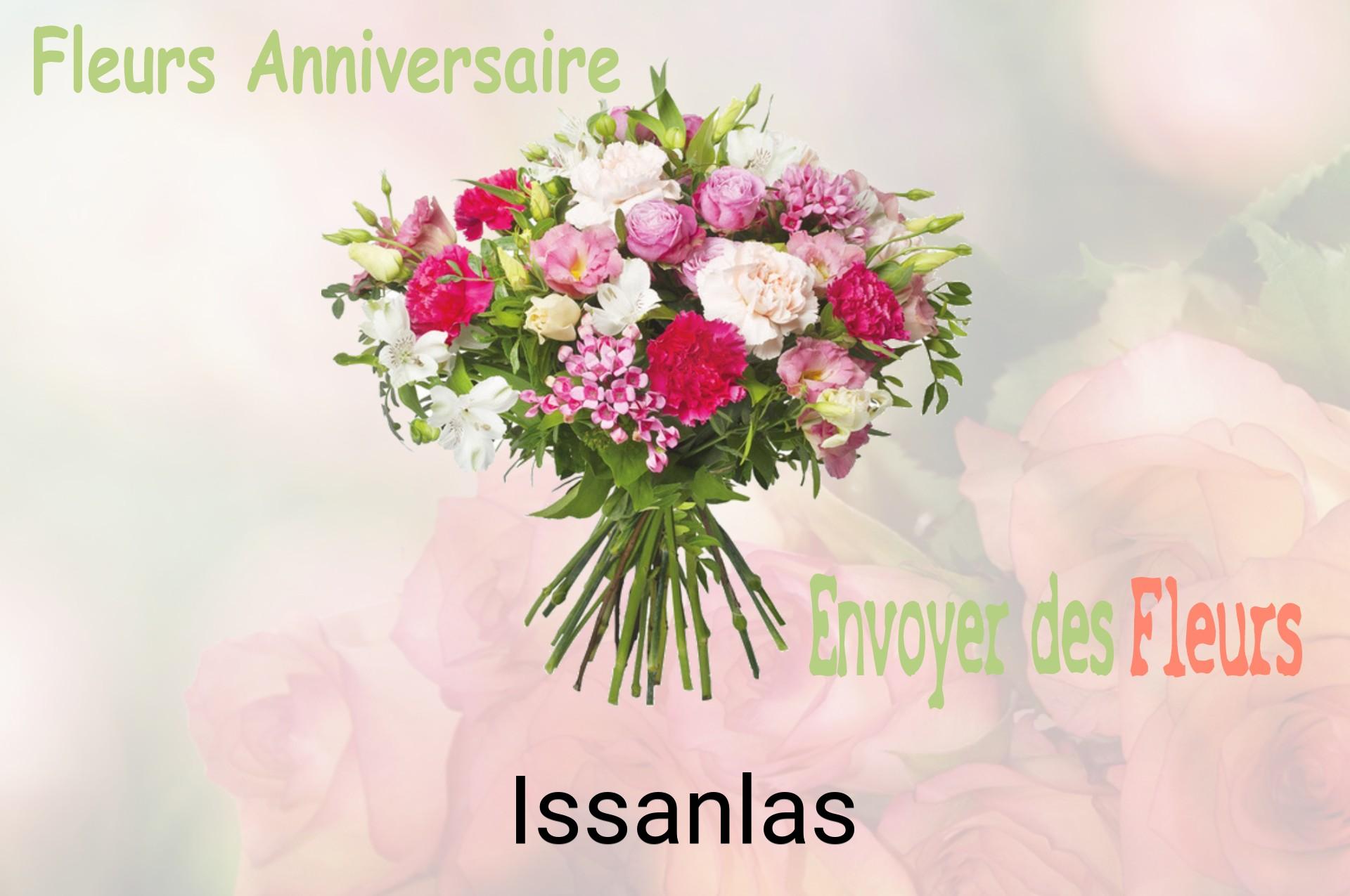 Bouquet de fleurs d’anniversaire livré à Issanlas